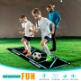 YAOZUP Estera de Entrenamiento de Fútbol,60x90cm Tapete de Entrenamiento,Alfombrilla de Entrenamiento de Fútbol,Accesorios