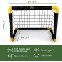 Umbro Portería de fútbol para jardín para niños y Adultos, porterías de fútbol Plegables, porterías de fútbol para Interior y