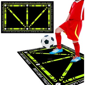 WTZWYFWJ Estera De Entrenamiento De Fútbol,60 X 90 Cm Tapete De Fútbol Verde,Tapete De Fútbol Antideslizante,Tapete De Fútbol