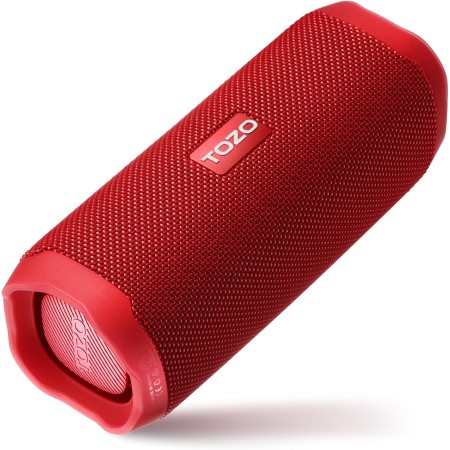 TOZO PA2 Altavoz Bluetooth 3 EQ Modos, Altavoz Inalámbrico Portátil Reproducción 25H, Apoya Llamadas, Impermeable con