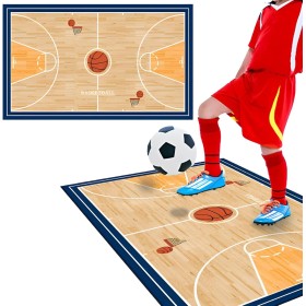 WTZWYFWJ Estera De Entrenamiento De Fútbol,60 X 90 Cm Tapete De Fútbol Verde,Tapete De Fútbol Antideslizante,Tapete De Fútbol