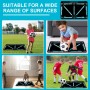 YANGUN Tapete de entrenamiento para pasos de fútbol, 60 x 90 cm Tapete de fútbol, Alfombra Futbol Entrenamiento, Tapete de