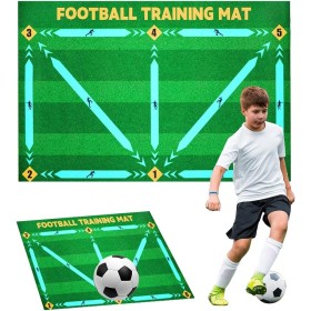 YANGUN Tapete de entrenamiento para pasos de fútbol, 60 x 90 cm Tapete de fútbol, Alfombra Futbol Entrenamiento, Tapete de