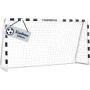 HUDORA Portería de fútbol Stadion - Portería de fútbol para niños y adultos resistente con red de malla fina hogar - Tablero de
