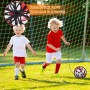 Ainiv Entrenamiento de Fútbol para Niños y Adultos, Trainer y Alfombra de Entrenamiento para Balones de Tamaño 3 4 5