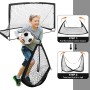 Juego de 2 porterías de fútbol para niños, 180 x 120 cm, para entrenamiento en el patio trasero y juegos deportivos hinchables