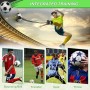 AFAIK Juego de entrenamiento de fútbol con conos de fútbol, dispositivo de entrenamiento de fútbol, manos libres, accesorios de