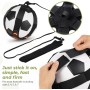 GHB Fútbol Kick Throw Trainer Entrenamiento Fútbol Niño Accesorios Practice Solo Futbol Habilidades de Control de Ayuda Cinturón