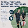 HUDORA Soccer Goal Trainer with Target Wall - Sturdy Outdoor Soccer Goal for Kids & Adults - Goal Wall with Two Reinforced Shot