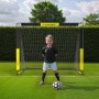 LARMNEE Porterías de Fútbol para Niños, Juego de 2, Entrenadores de Portería de Fútbol, Plegables y Portátiles, 2 en 1 con