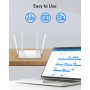 Cudy WR1300 Gigabit Router Wi-Fi de Doble Banda AC1200 inalámbrico, 5 Puertos Gigabit, 4 Antenas externas, 2,4 GHz/5 GHz, Modo