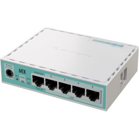Mikrotik - Enrutador Hex de 5 Puertos Gigabit de 512 MB RAM (E50UG)
