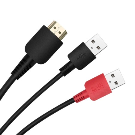 Cable HUION 3 en 1 para tableta gráfica Kamvas 13, Monitor, bolígrafo,