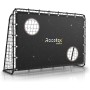 Racetex Portería de Fútbol para Niños y Adultos - Panel de Tiro Con Revestimiento Anti-óxido - para Jardín Con Anclajes - Baliza