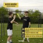 Racetex Portería de Fútbol para Niños y Adultos - Panel de Tiro Con Revestimiento Anti-óxido - para Jardín Con Anclajes - Baliza