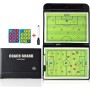 CREADY® Pizarra Entrenador de Futbol Carpeta Táctica para Entrenar Jugadas en el Entrenamiento Regalos a Entrenadores Las