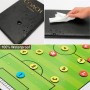 CREADY® Pizarra Entrenador de Futbol Carpeta Táctica para Entrenar Jugadas en el Entrenamiento Regalos a Entrenadores Las