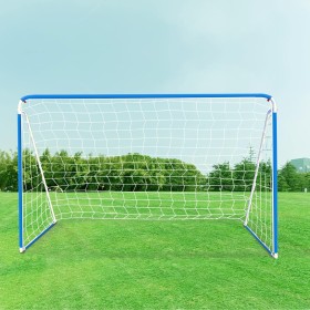 Anivia Portería de Fútbol para Niños Portería de Fútbol Portátil con Marco de Metal para Jardín, Patio, Parque, Playa