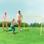 Anivia Portería de Fútbol para Niños Portería de Fútbol Portátil con Marco de Metal para Jardín, Patio, Parque, Playa