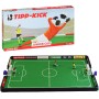 TIPP-KICK Junior Cup con borde 82x56 cm – Futbolín listo para jugar con 2x jugadores, 2x guardametas, 2x porterías de plástico,