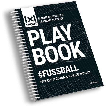 1X1Sport - Plantillas de Juego Para Entrenadores de FÚTbol, con Planos del Campo de Juego [PodrÍA no Estar en EspaÑOl], Color