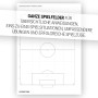 1X1Sport - Plantillas de Juego Para Entrenadores de FÚTbol, con Planos del Campo de Juego [PodrÍA no Estar en EspaÑOl], Color