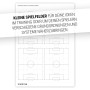 1X1Sport - Plantillas de Juego Para Entrenadores de FÚTbol, con Planos del Campo de Juego [PodrÍA no Estar en EspaÑOl], Color