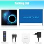 Android TV Box 10.0, Android Box 4GB RAM 32GB ROM Quad-Core Arm Cortex-A53 con WiFi 2.4G/5.0G Ethernet 10/100M 6k HD TV Box