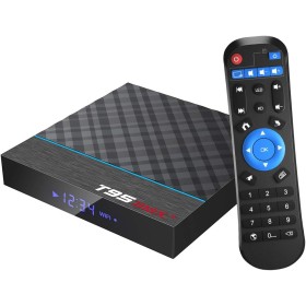 TUREWELL Android TV Box, Android 9.0 TV Box Amlogic S905X3 Quad-Core Cortex-A55 4GB RAM 32GB ROM Android Box with 8K BT4.0