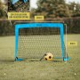 Racetex Set x 2 Porteria Futbol niños - Porterias de Futbol para niños Incluye práctica Bolsa para Transportar - [Versión con