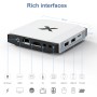 Android TV Box 4GB RAM 32GB ROM Quad 4-Core, Compatible Con Videos 3D 4K UHD H.265, 2.4G/5G WiFi Doble Banda, Bluetooth 5.0,