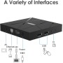 Android 10.0 TV Box, 2GB RAM 16GB ROM Smart TV Box, Allwinner H616 Quad-Core 6K TV Box, H.265, 3D, 2.4G WiFi, 10 / 100M Ethernet