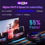 Android 13.0 TV Box, H96MAX TV Box 4GB RAM 32GB ROM RK3528 Quad Core Cortex-A53, soporta 4K 6K 8K de resolución 3D 2.4GHz WiFi