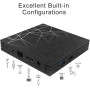 Android 10.0 TV Box, 2GB RAM 16GB ROM H6 Quad Core Soporte 3D 6K Ultra HD H.265 WiFi 2.4 GHz Ethernet Smart TV Box