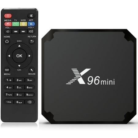 X96 Mini TV Box, Android 11.0 Caja TV 2GB/16GB, Caja Android TV 4K con Amlogic S905W2 Quad-Core chipset 64 bits WiFi 2.4G, 4K