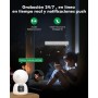 YESYAMO Cámara Vigilancia WiFi Interior 2K 4MP, Cámara Vigilancia Domicilio WiFi con 2.4G/5G WiFi 360° Cámara de Seguridad para