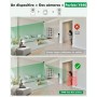 YESYAMO Cámara Vigilancia WiFi Interior 2K 4MP, Cámara Vigilancia Domicilio WiFi con 2.4G/5G WiFi 360° Cámara de Seguridad para