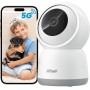 ieGeek 2.4/5GHz Camara Vigilancia WiFi Interior 2K 360°PTZ, Cámara Vigilancia Interior para Bebes/Mascotas/Seguridad Casa,