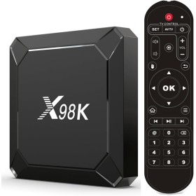 Android 13.0 TV Box, Android Box 4GB RAM 32GB ROM RK3528A CPU Quad Core Arm Cortex A53, Soporte 2.4/5.0GHz WiFi6 BT5.X 4K 100M