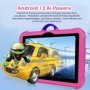Nuevo patrón de dibujos animados tableta para niños 7 pulgadas Quad Co