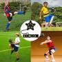 Cinturón de Entrenamiento de Fútbol Elástico, Entrenador de Patada de Fútbol, Adecuado para Fútbol, Voleibol, Cinturón Auxiliar