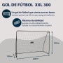 HUDORA Fußballtor XXL - großes Fußballtor für Kinder & Erwachsene - wetterfestes & standfestes Fußballtor mit engmaschigem Netz