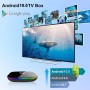 Q Plus Android 10.0 TV Box 4GB RAM/32GB ROM H616 Quad-Core Con Soporte 2.4Ghz WiFi 6K HDMI DLNA 3D Smart