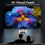 Android TV Box, Android 12.0 Smart TV Box Soporta 4K Ultra HD, Diseño Panda TV Box X98 MAX+, Nueva Actualización Allwinner H618