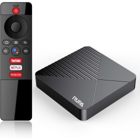 Android TV Box, Android Box 13.0 mit RAM 4G ROM 64G WiFi6 Enternet 10/100M Bluetooth 5.0 USB3.0 Unterstützt 3D HD 8K TV Box