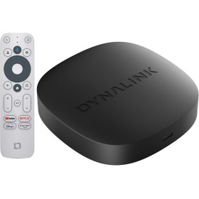 Google TV Box - Smart TV Box 4K HDR10+ UHD, Dolby Audio, certificación dual para Google y Netflix, 2GB+16GB, Screen Mirroring,