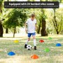 Juego de Entrenamiento de Fútbol 20 Conos de Entrenamiento de Fútbol Equipo de Entrenamiento de Fútbol Cinturón Ajustable de