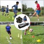 Juego de Entrenamiento de Fútbol 20 Conos de Entrenamiento de Fútbol Equipo de Entrenamiento de Fútbol Cinturón Ajustable de