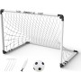 Kamiya Portería de Fútbol para Niños, 60x45cm/90x60cm/115x80cm, Portátil y Plegable para Jardín