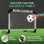 Kamiya Portería de Fútbol para Niños, 60x45cm/90x60cm/115x80cm, Portátil y Plegable para Jardín